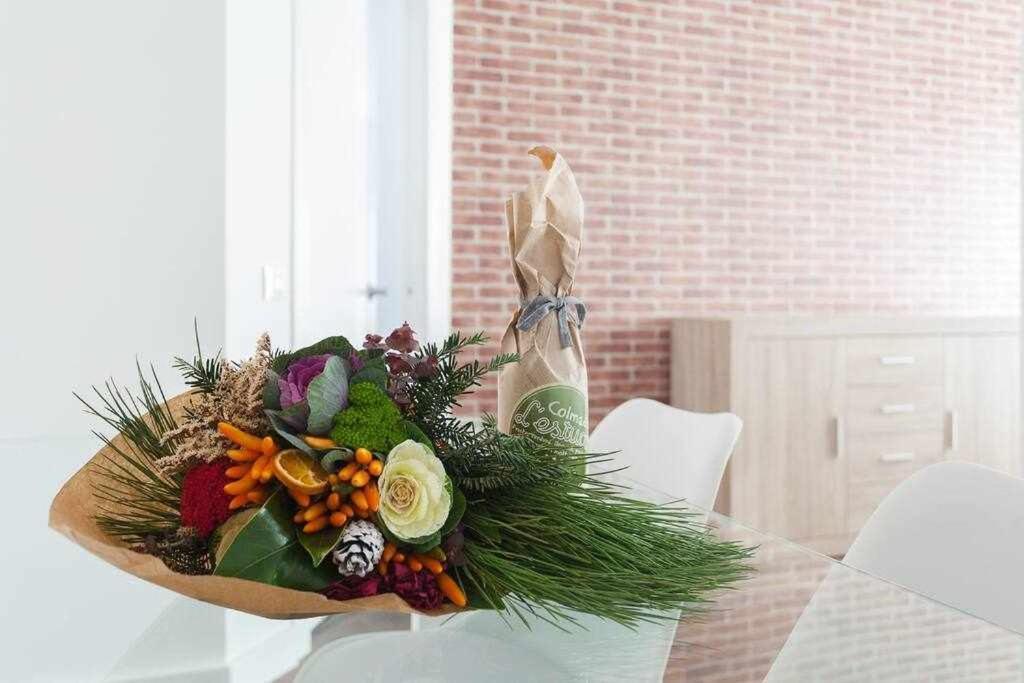 Apartamento para 4 con terraza privada en el centro Girona Bagian luar foto